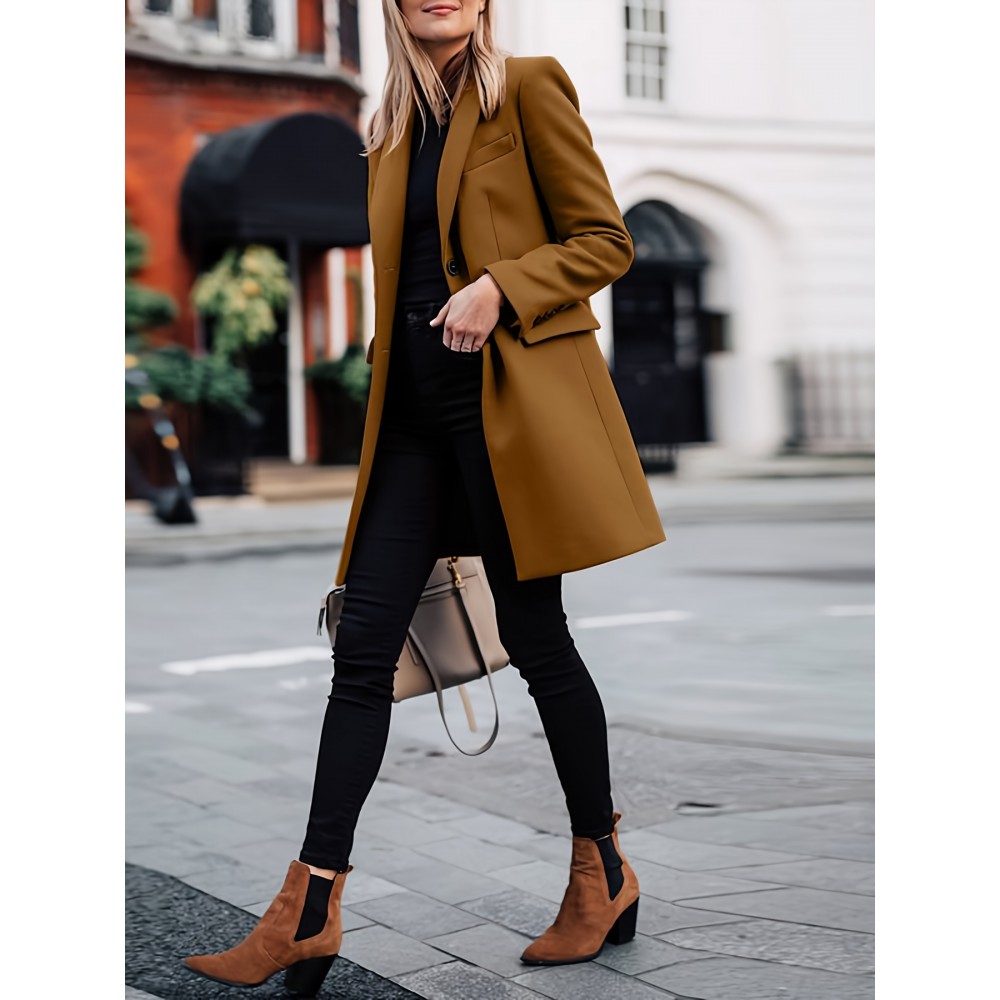 Plus Size - The New Large-sized Suit Jacket For Autumn And Winter, Made Of Thickened Fabric, Is Warm And Comfortable, Making It Perfect For Outings, Dates And Gatherings