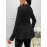 Plus Size Elegant Solid Textured Single-Breasted Long Sleeve Blazer - Chic Office Wear, Flattering Fit, Comfortable Fabric, Versatile Style for Work and Daily Life - Women's Plus Size Clothing for Confidence