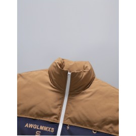 Women's Fashion Outdoor Softshell Jacket With Unique Letter Pattern, High Collar, Autumn/Winter Sports Style